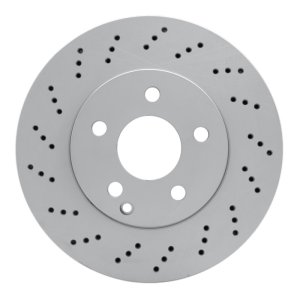 Mercedes-Benz C250 Brake Rotor (1) - Front - R1 Concepts - GEOSPEC Coated Rotor - Drilled - `08-`15